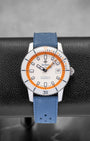 Zodiac Super Sea Wolf Z09270 Orange White Watch | Noah's Fine Watches and Jewelry Dallas