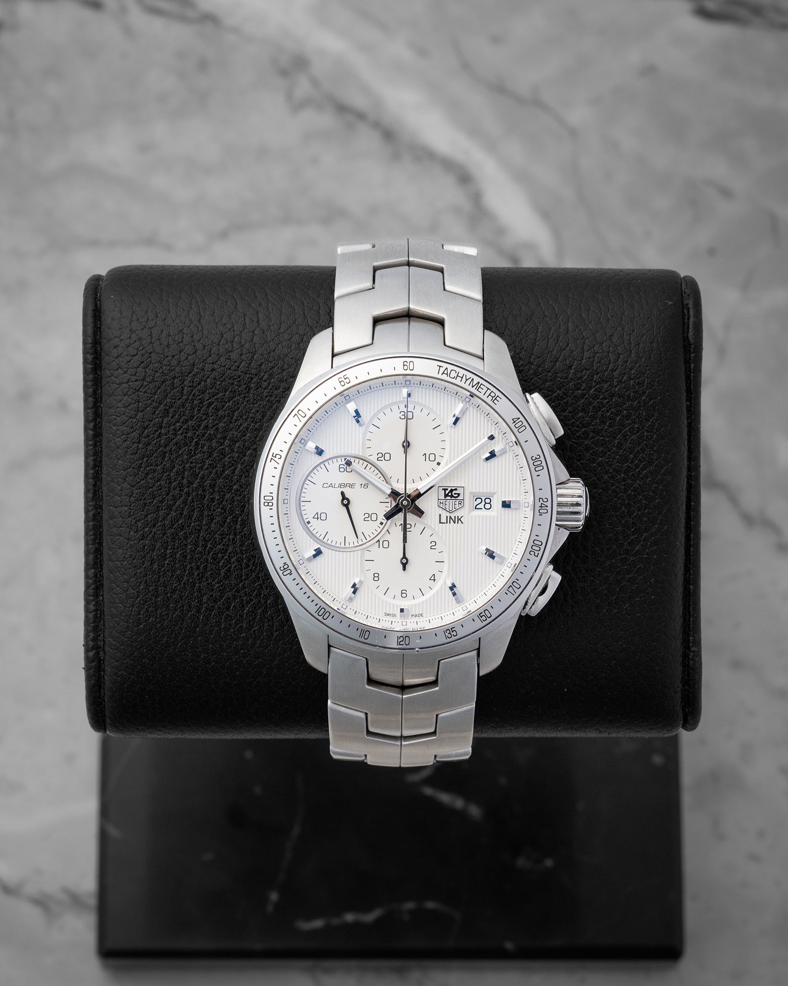 TAG Heuer Link Calibre 16 クロノグラフ TAG Heuer Link Calibre 16 CAT2011 – Noah's Fine Watches & Jewelry