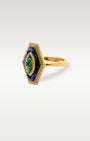 14k Yellow Gold Tsavorite & Diamond Ring | Noah's Fine Jewelry Dallas, Texas