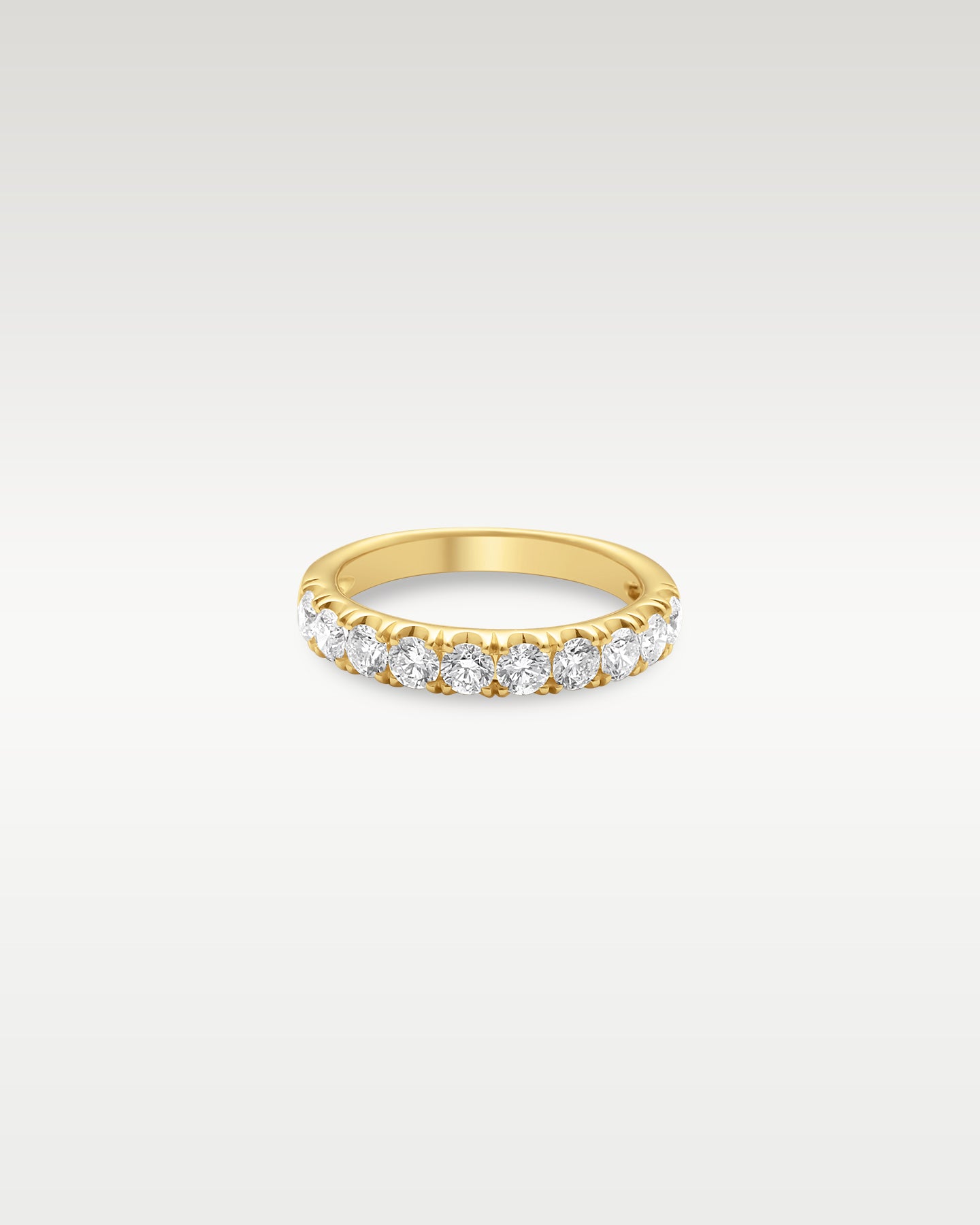 14k Yellow Gold Diamond Wedding Band