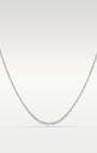White Gold 6.85CT Riviera Tennis Necklace at Noah's Fine Watches & Jewelry