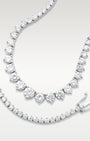 White Gold 6.85CT Riviera Tennis Necklace at Noah's Fine Watches & Jewelry