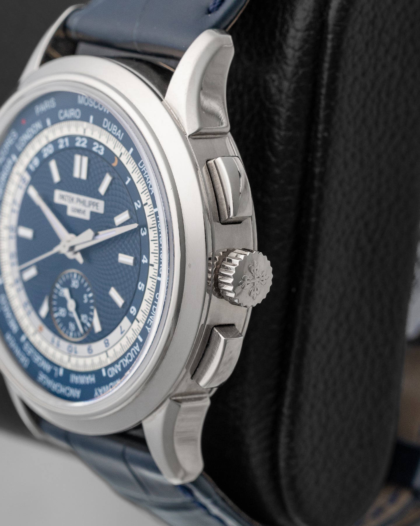 Patek Philippe World Time Chronograph 5930G-010 | Noah's Fine Watches Dallas, Texas