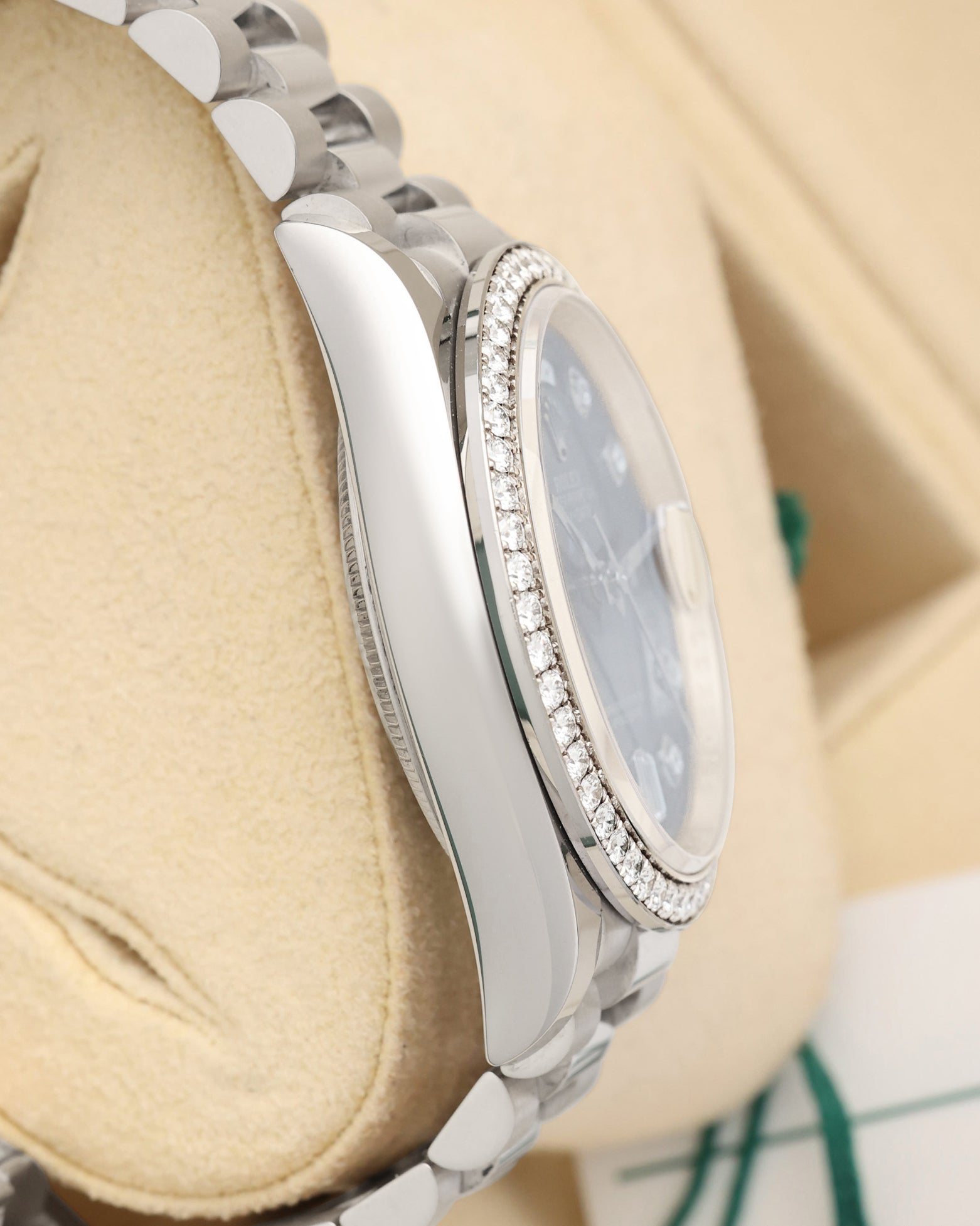 Blue Ombré Rolex Day-Date 36 128349RBR | Noah's Fine Watches Dallas