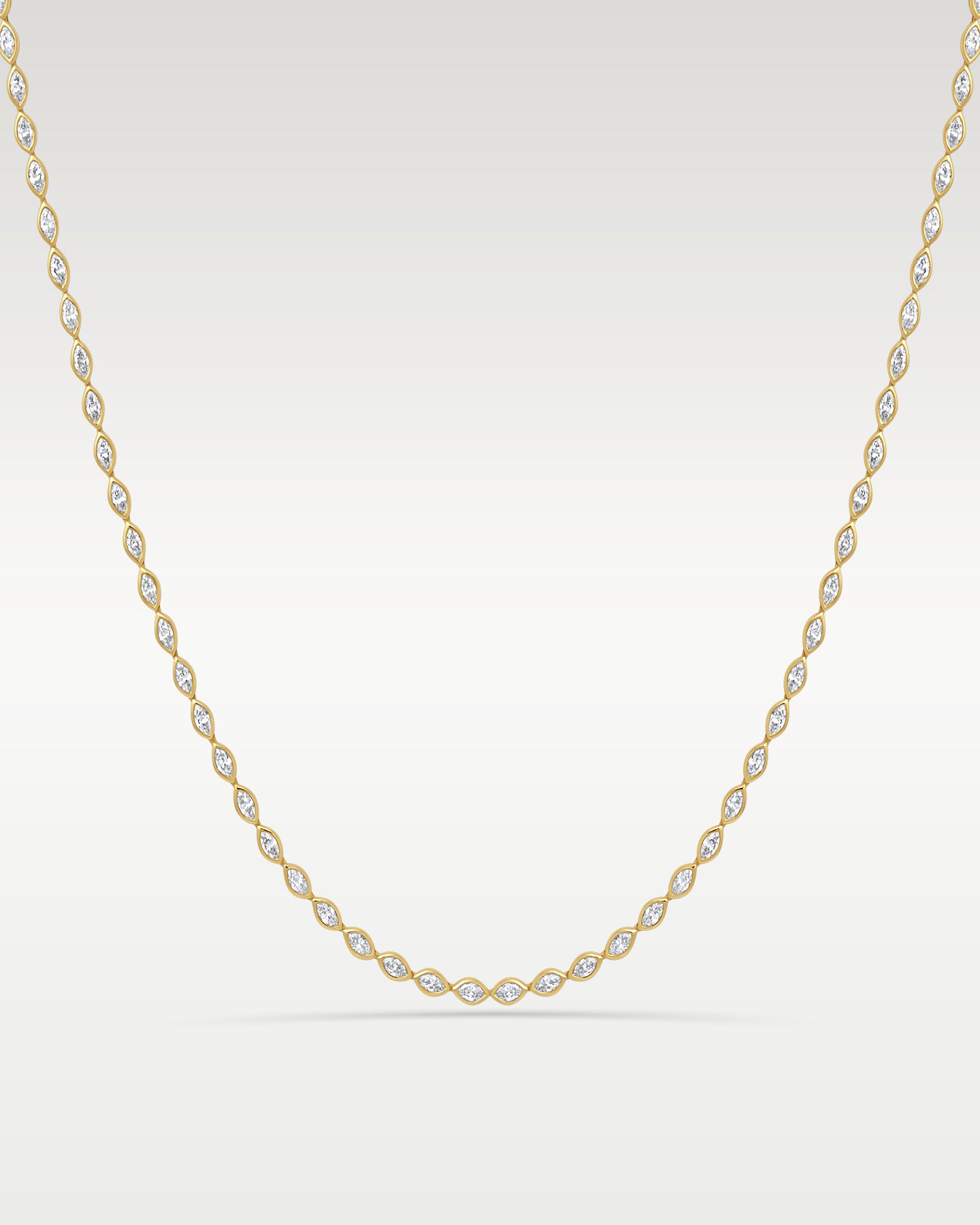 Yellow Gold 9CT Diamond Tennis Necklace at Noah's Fine Watches & Jewelry