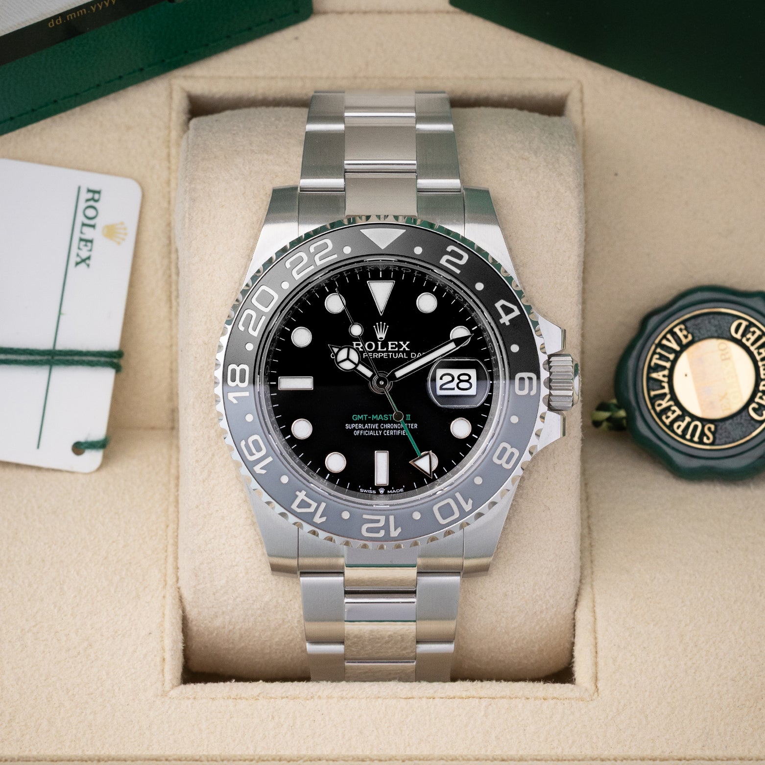 Rolex GMT-Master II 126710GRNR at Noah's Fine Watches & Jewelry