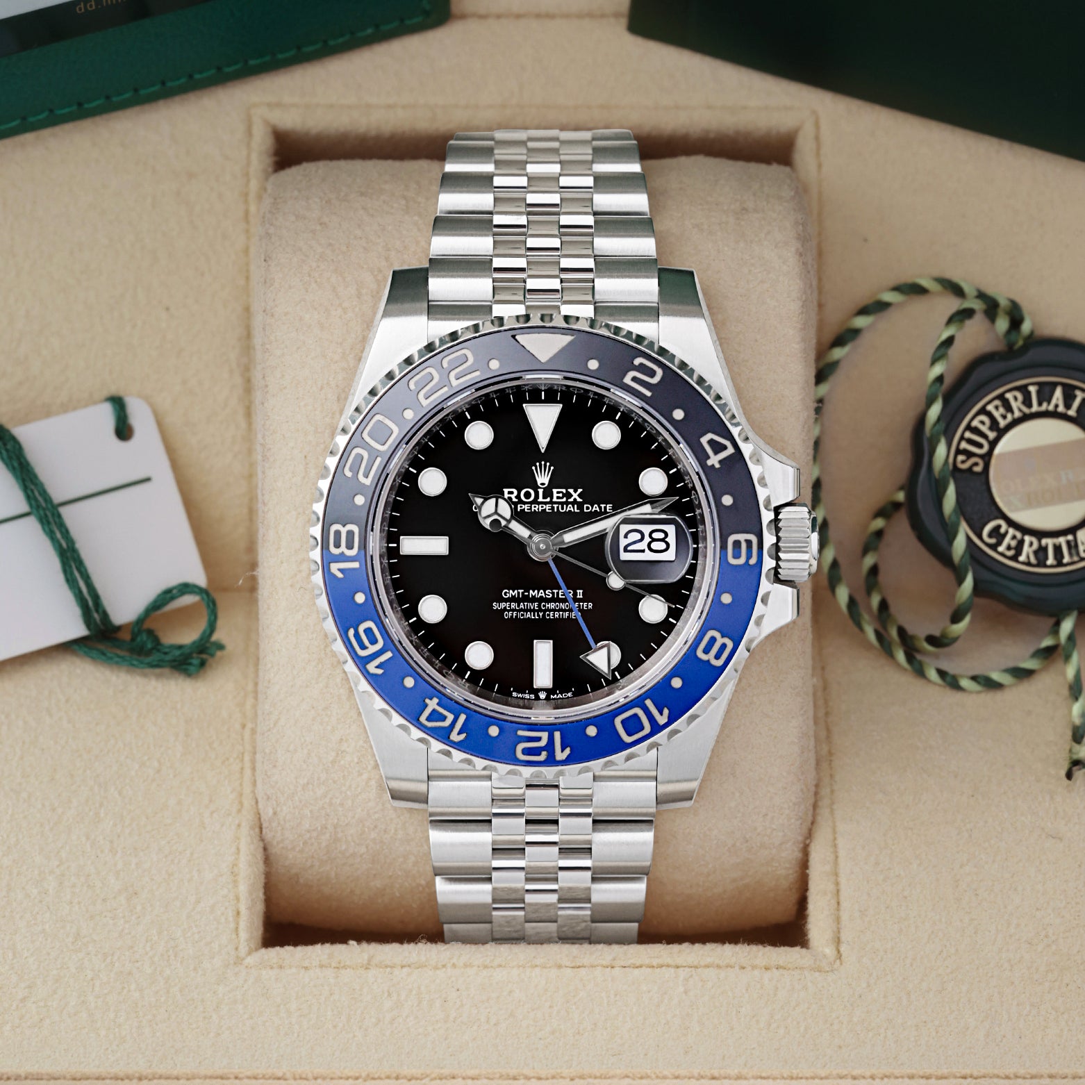 Rolex GMT-Master II 126710BLNR at Noah's Fine Watches & Jewelry