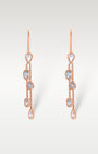 1.99ct Natural Pink Diamond Dangle Earrings in 14K Rose Gold | Frisco, Texas Jewelry Store