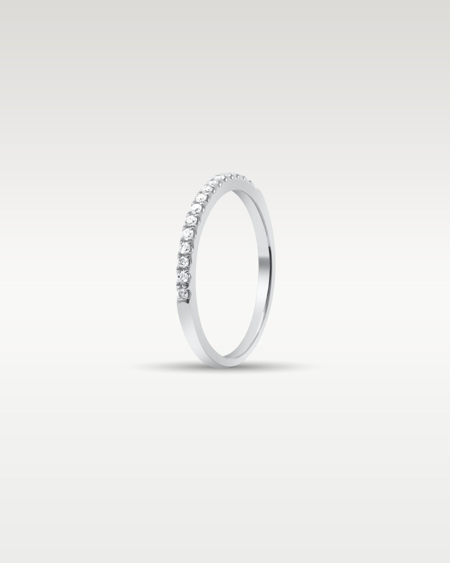 10k White Gold Diamond Line Ring | Noah's Fine Jewelry Frisco, TX