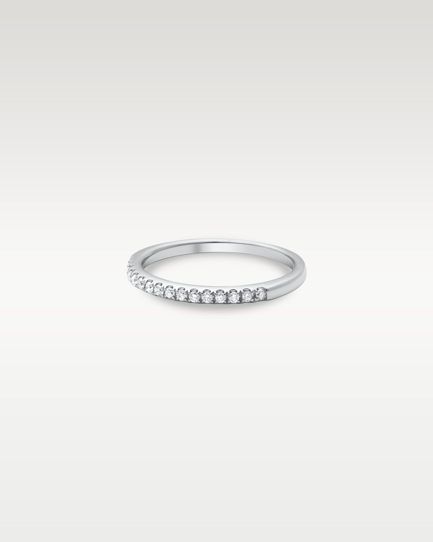 10k White Gold Diamond Line Ring | Noah's Fine Jewelry Frisco, TX