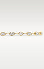 Yellow Gold Bezel Pear Diamond Bracelet | Noah's Fine Gold Jewelry for Women DFW
