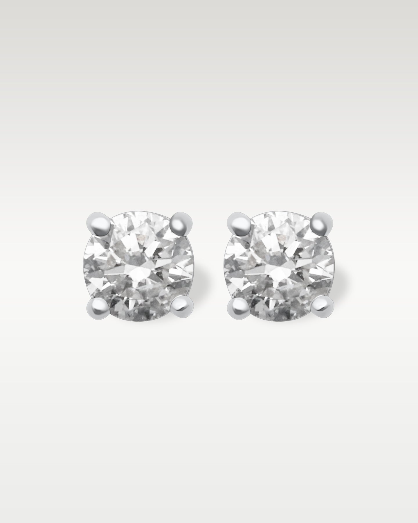 14K White Gold 0.33ct Diamond Stud Earrings | Frisco, Texas Jewelry Store