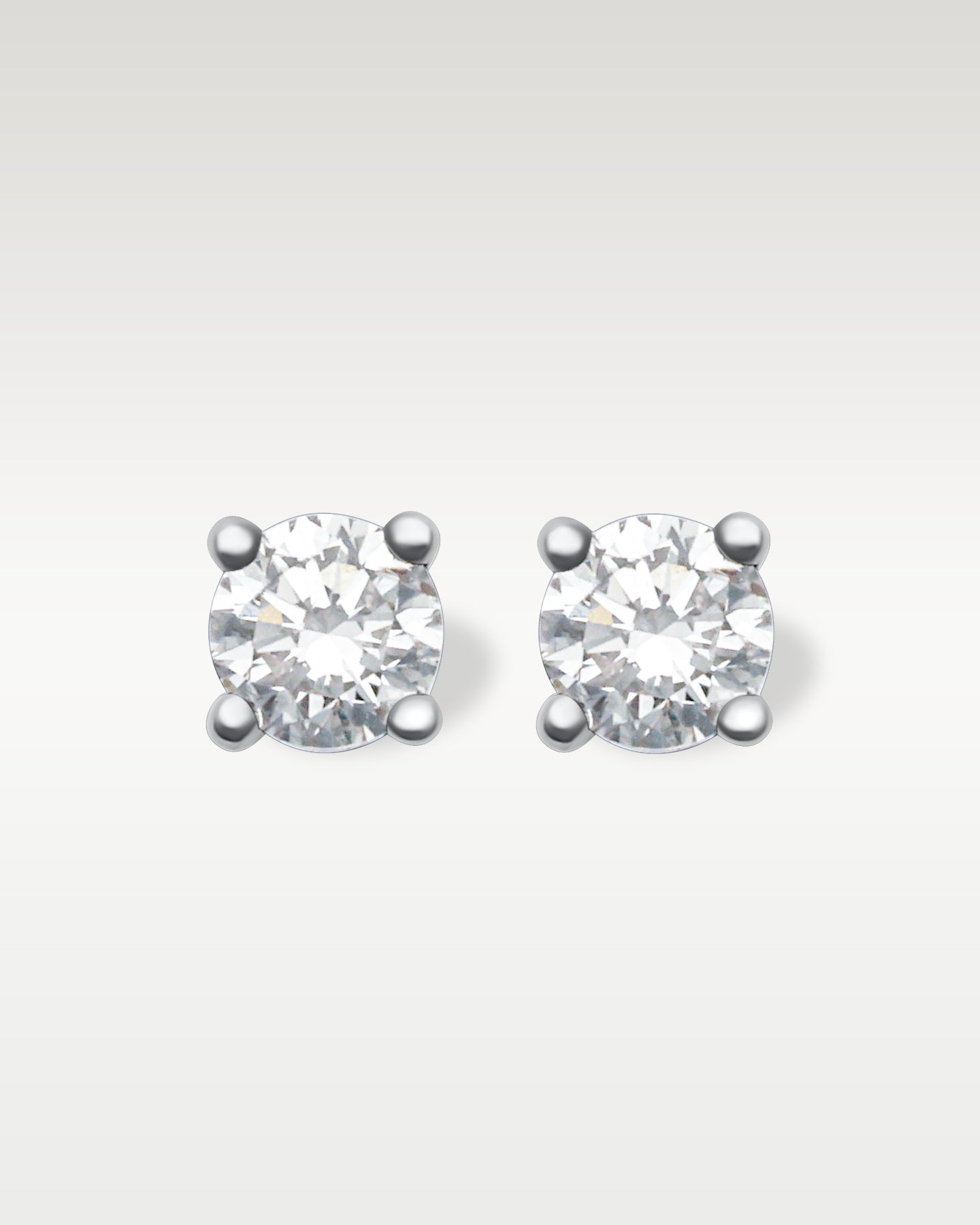 14K White Gold 0.50ct Diamond Stud Earrings