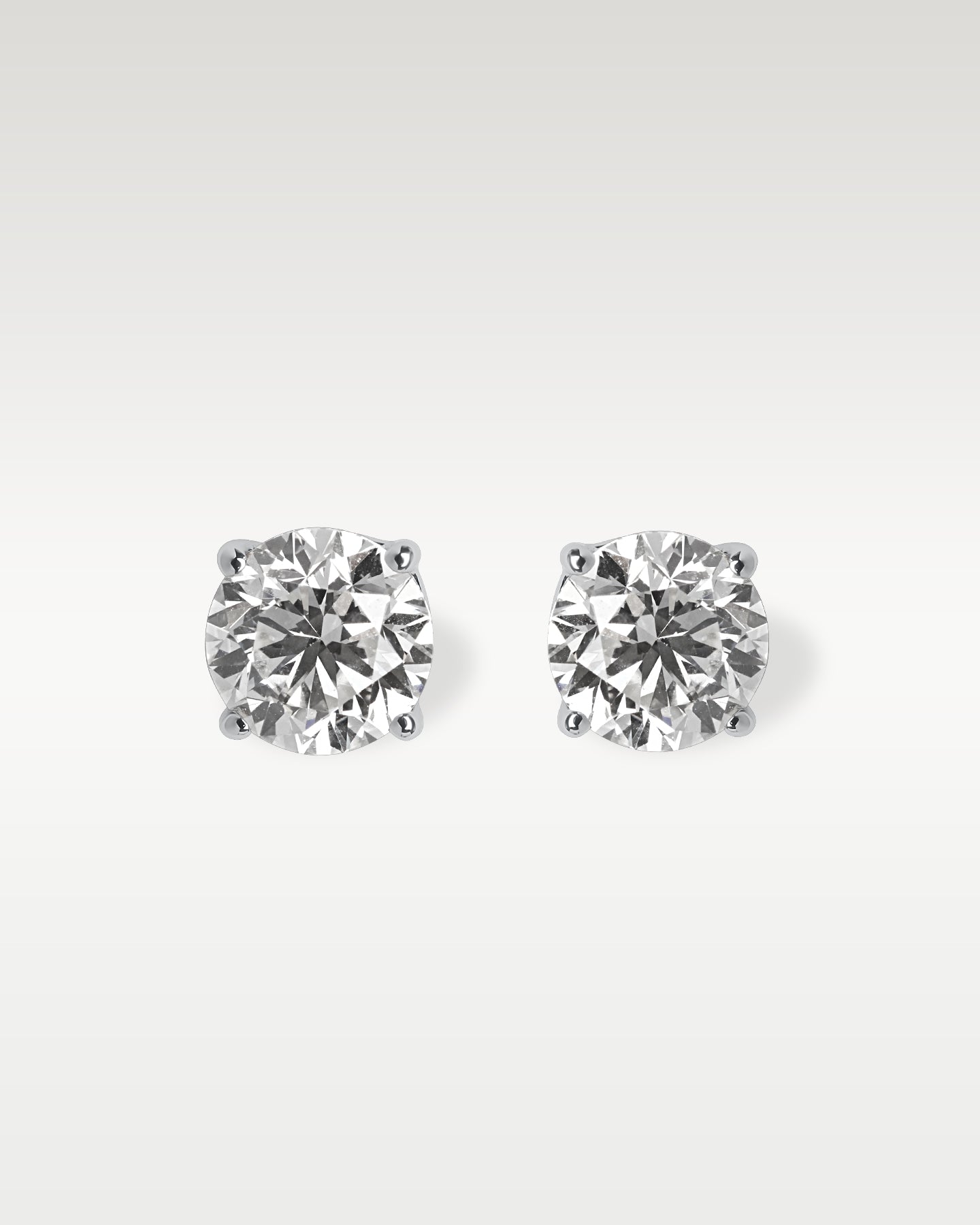 14K White Gold 1.00CT Diamond Studs | noahs fine watches & jewelry texas