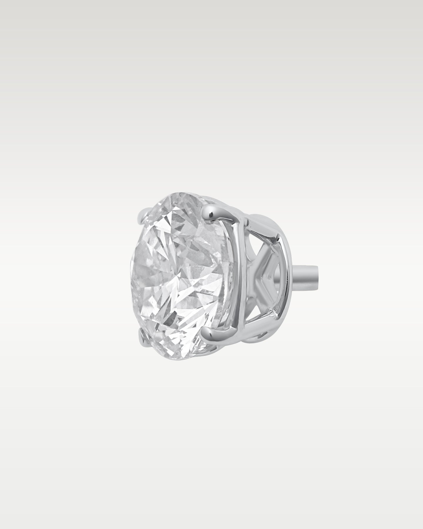 14K White Gold 2.00CT Diamond Studs | Noah's Fine Jewelry Texas