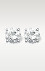 14K White Gold 2.29ct Diamond Stud Earrings | Frisco, Texas Jewelry Store