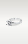 14K White Gold Diamond Halo Semi-Mount Ring Setting