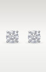 White Gold 0.75 carat Round Diamond Studs | Noah's Fine Jewelry and Watches Frisco, Texas