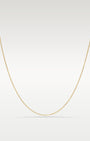 14K Yellow Gold 1.4mm Diamond-Cut Cable Chain 