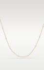 14K Yellow Gold Pearl Station Necklace | Noah's Fine Jewelry Frisco, Texas