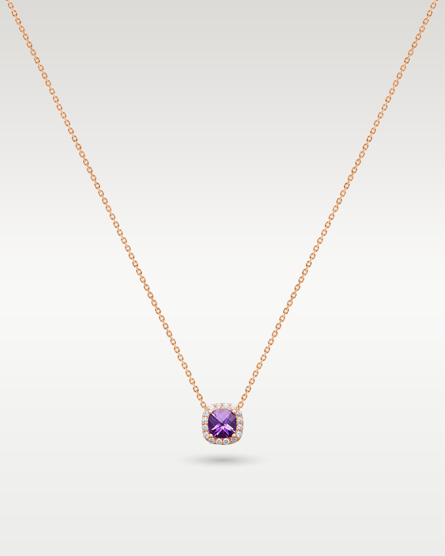 14k Rose Gold 1.00 CT Pendant Necklace | Jewelry Store in Frisco, Texas