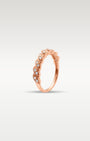 14k Rose Gold Round Diamond Rope Band | Noah's Fine Jewelry Frisco TX