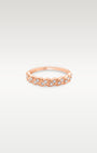 14k Rose Gold Round Diamond Rope Band | Noah's Fine Jewelry Frisco TX