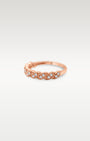 14k Rose Gold Round Diamond Rope Band | Noah's Fine Jewelry Frisco TX