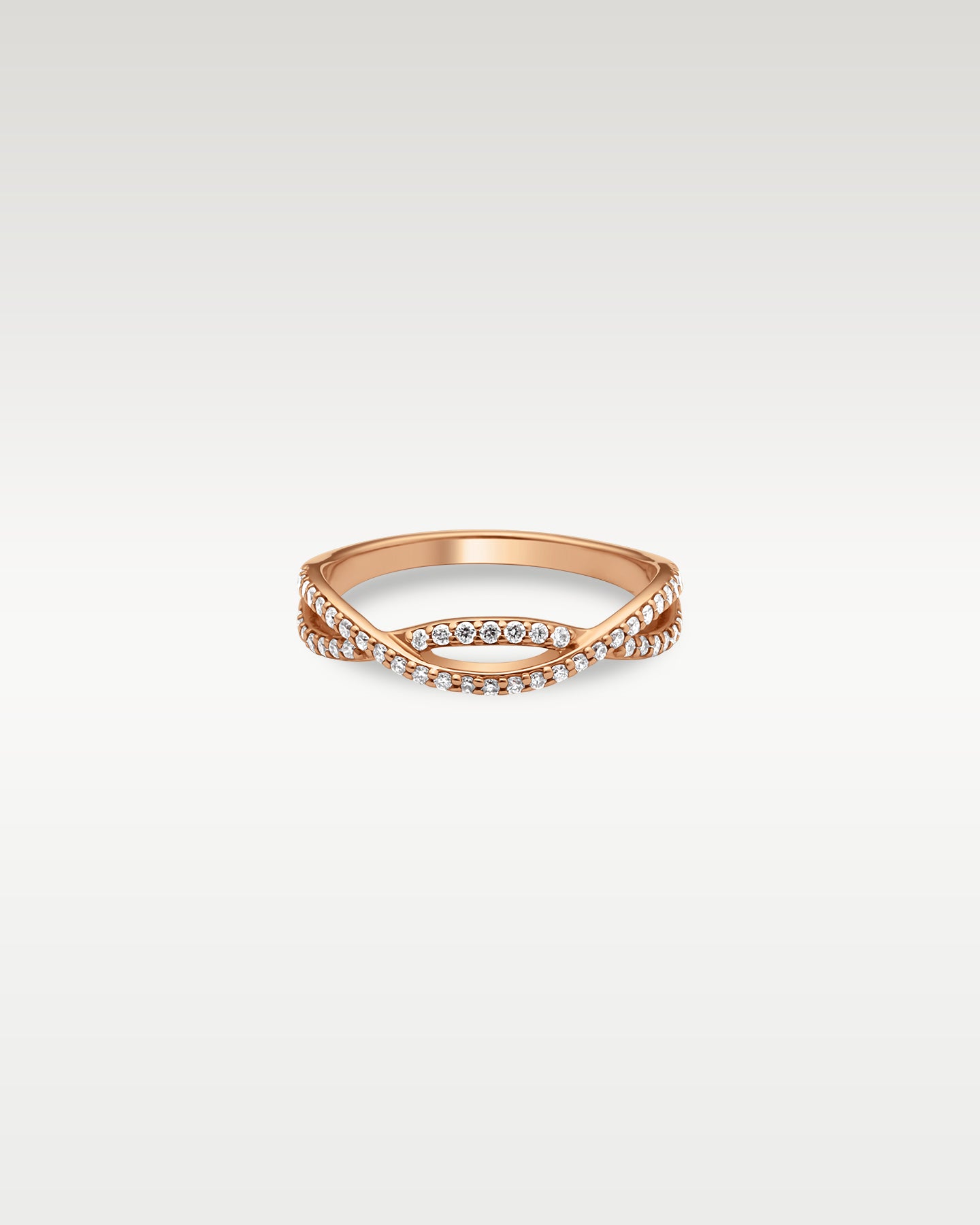 14k Rose Gold Estenza Infinity Band | Noah's Fine Jewelry Frisco, TX