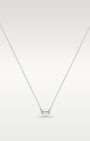 14k White Gold 1.00ct Emerald Cut Pendant at Noah's Fine Watches & Jewelry | Frisco, Texas Jewelry Store