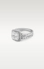White Gold Round Diamond Cluster Engagement Ring | Noah's Fine Jewelry and Watches