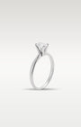 White Gold Emerald Cut Diamond Engagement Ring | Noah's Fine Jewelry and Watches