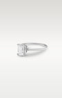 White Gold Emerald Diamond Solitaire Engagement Ring | Noah's Fine Jewelry and Watches