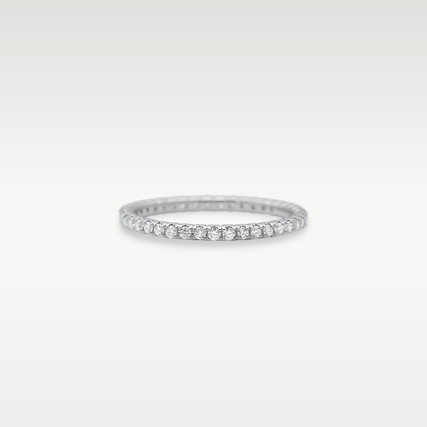 14k White Gold Eternity 0.40 carat Diamond Band | Noah's Fine Jewelry Dallas, Texas