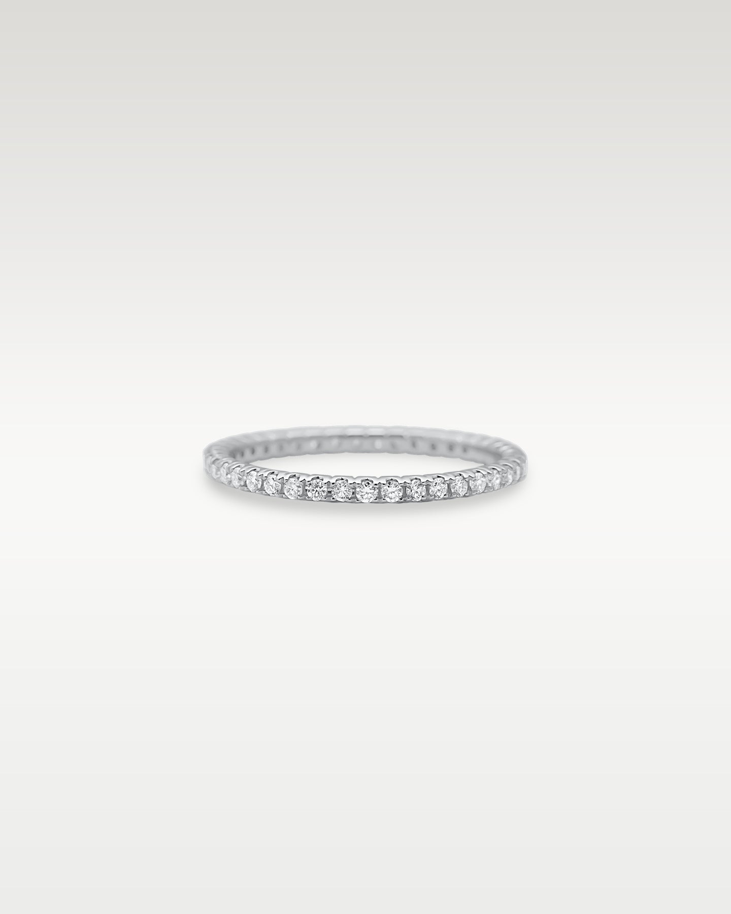 14k White Gold Eternity 0.40 carat Diamond Band | Noah's Fine Jewelry Dallas, Texas