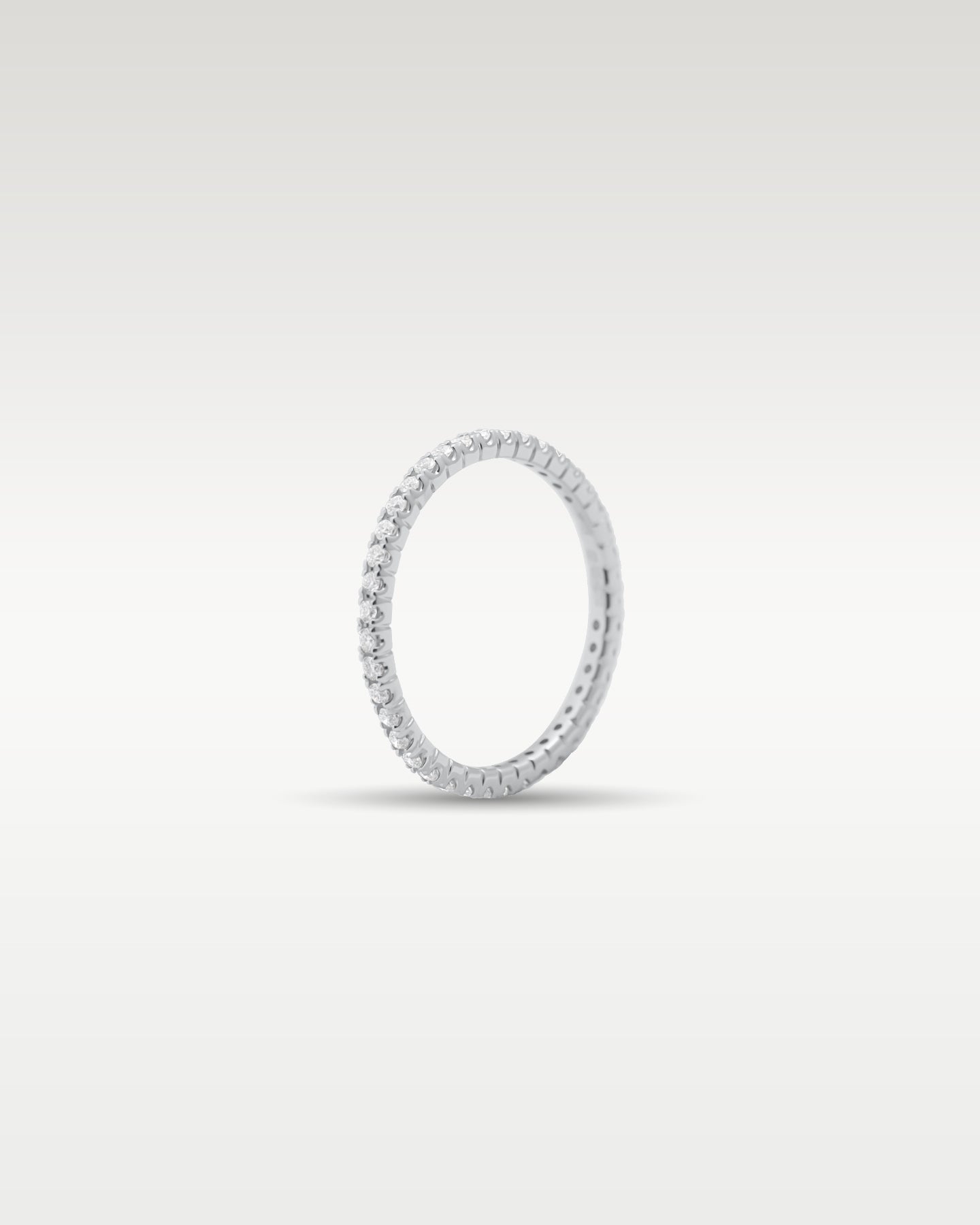 14k White Gold Eternity 0.40 carat Diamond Band | Noah's Fine Jewelry Dallas, Texas