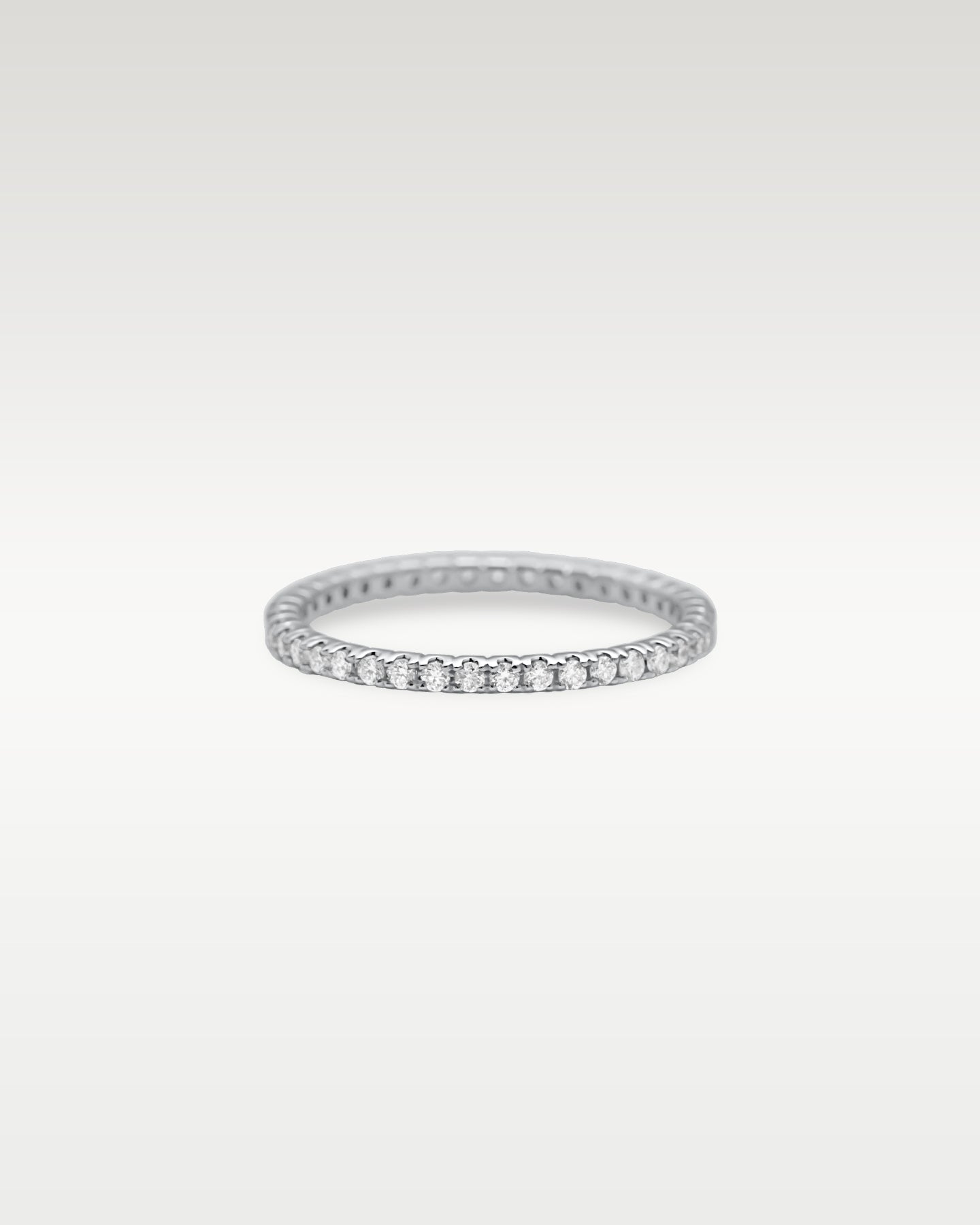 14k White Gold Eternity 0.40 carat Diamond Band | Noah's Fine Jewelry Dallas, Texas