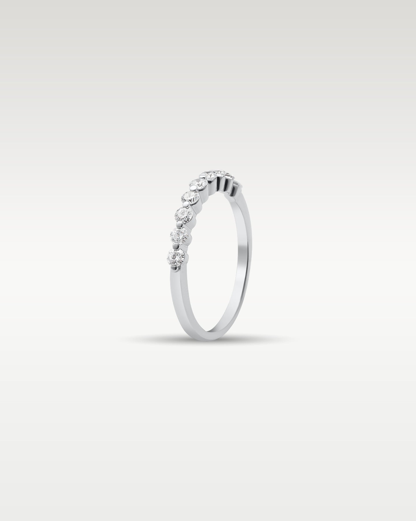 14k White Gold Leo Diamond Band | Noah's Fine Jewelry Frisco, TX