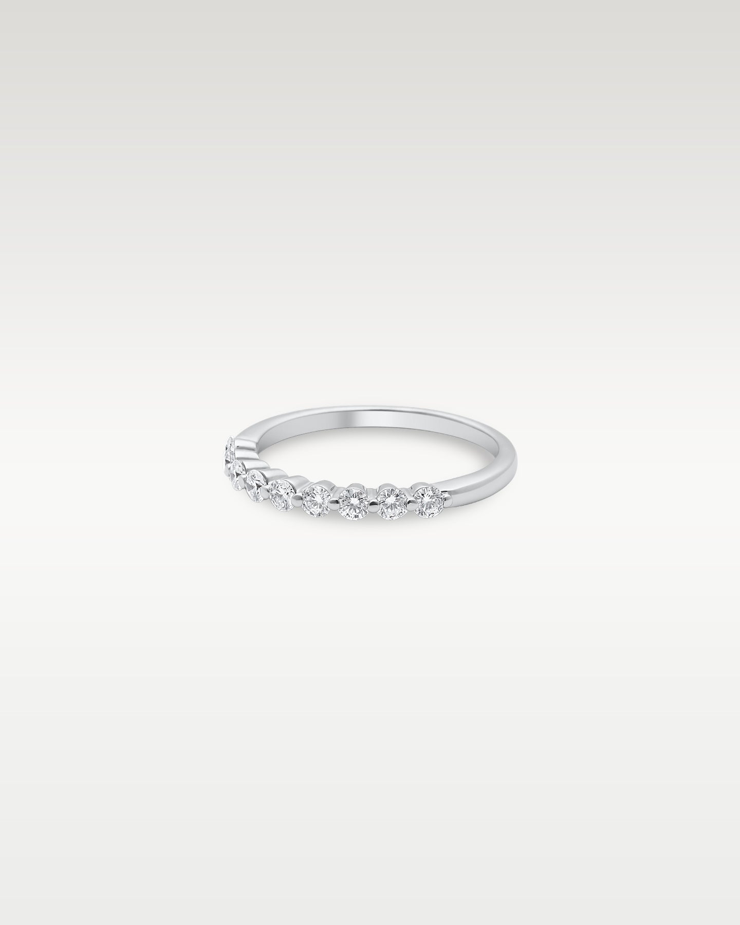 14k White Gold Leo Diamond Band | Noah's Fine Jewelry Frisco, TX