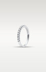 White Gold Half Coverage Pavé Diamond Band | Noah's Fine Jewelry Texas