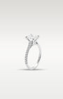 White Gold Princess Diamond Engagement Ring | Noah's Fine Jewelry and Watches