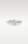 White Gold Radiant Cut Diamond Engagement Ring | Noah's Fine Jewelry and Watches