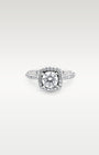 White Gold Round Cushion Halo Diamond Engagement Ring | Noah’s Fine Jewelry Dallas