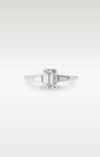 White Gold Three Stone Diamond Engagement Ring | Noah's Fine Jewelry and Watches