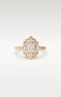 Yellow Gold Art Deco Radiant Diamond Engagement Ring | Noah's Fine Jewelry and Watches
