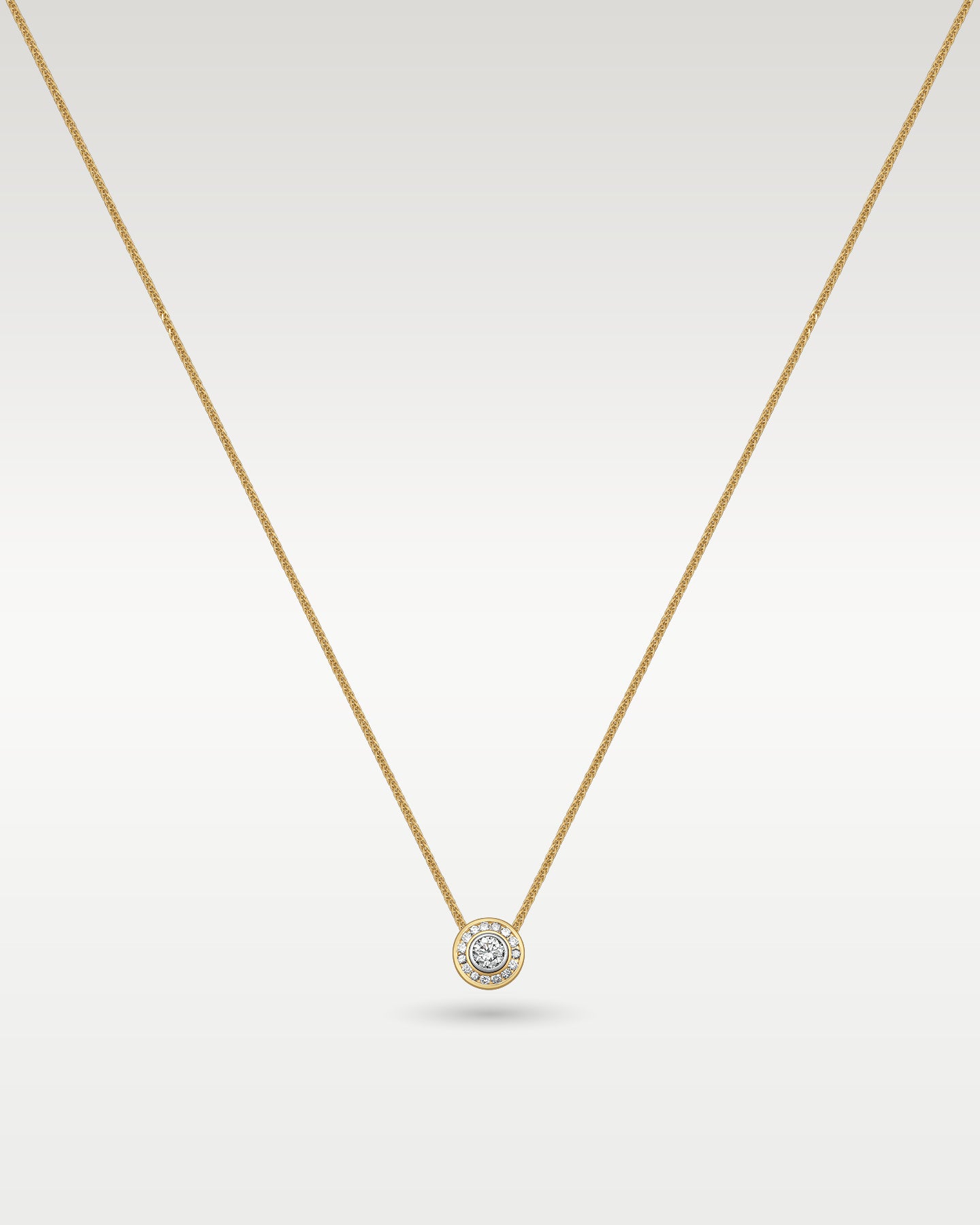 14k Yellow Gold Diamond Pendant | Frisco, Texas Jewelry Store