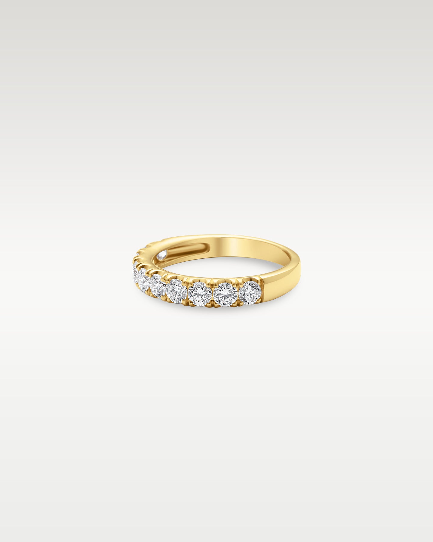 14k Yellow Gold Diamond Wedding Band | Noah's Fine Jewelry Frisco Texas
