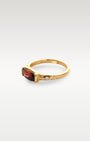 14k Yellow Gold Garnet & Diamond Ring | Noah's Fine Jewelry Frisco, Texas