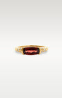 14k Yellow Gold Garnet & Diamond Ring | Noah's Fine Jewelry Frisco, Texas