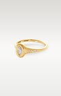 14k Yellow Gold Marquise Diamond Signet Ring | Noah's Fine Jewelry Frisco, TX